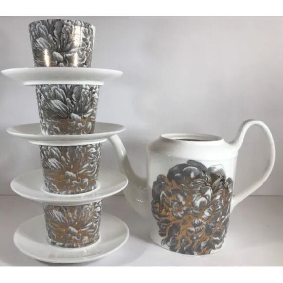 Caskata x Teavana Artisanal Tableware Tea Set New in Box - Picture 1 of 15